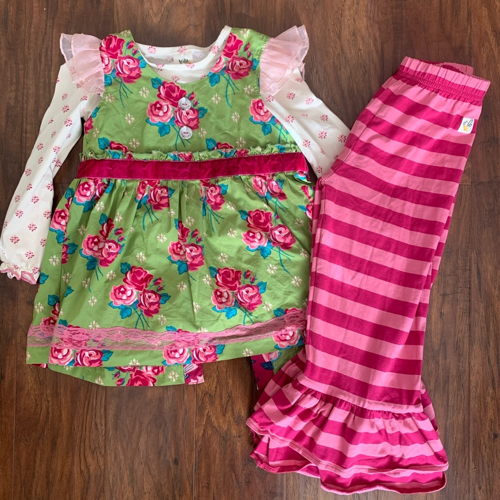 Wildflowers size 4 outfit